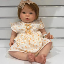 Reborn Baby Doll - White Vinyl & Honey Eyes, Kylin Image 2