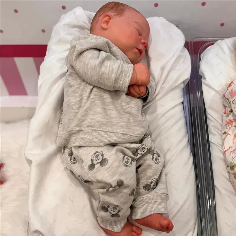 Reborn Baby Doll - White Vinyl, Michael Image 3