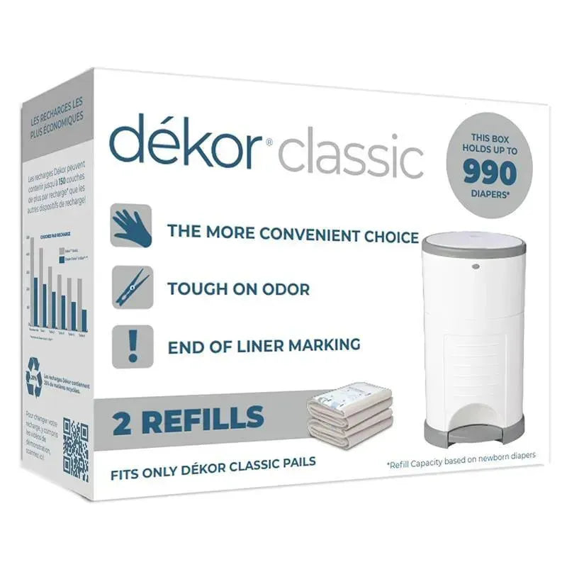 Regal-Lager - 2Pk Diaper Dekor Classic Diaper Pail Refills Image 1