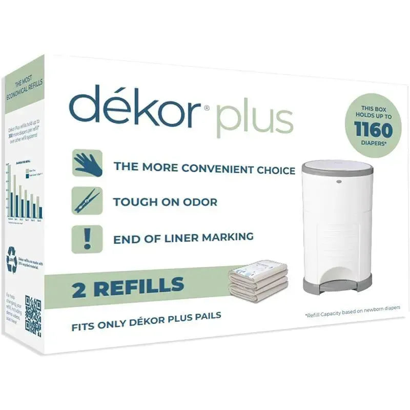 Regal-Lager - 2Pk Diaper Dekor Plus Diaper Pail Refills Image 1