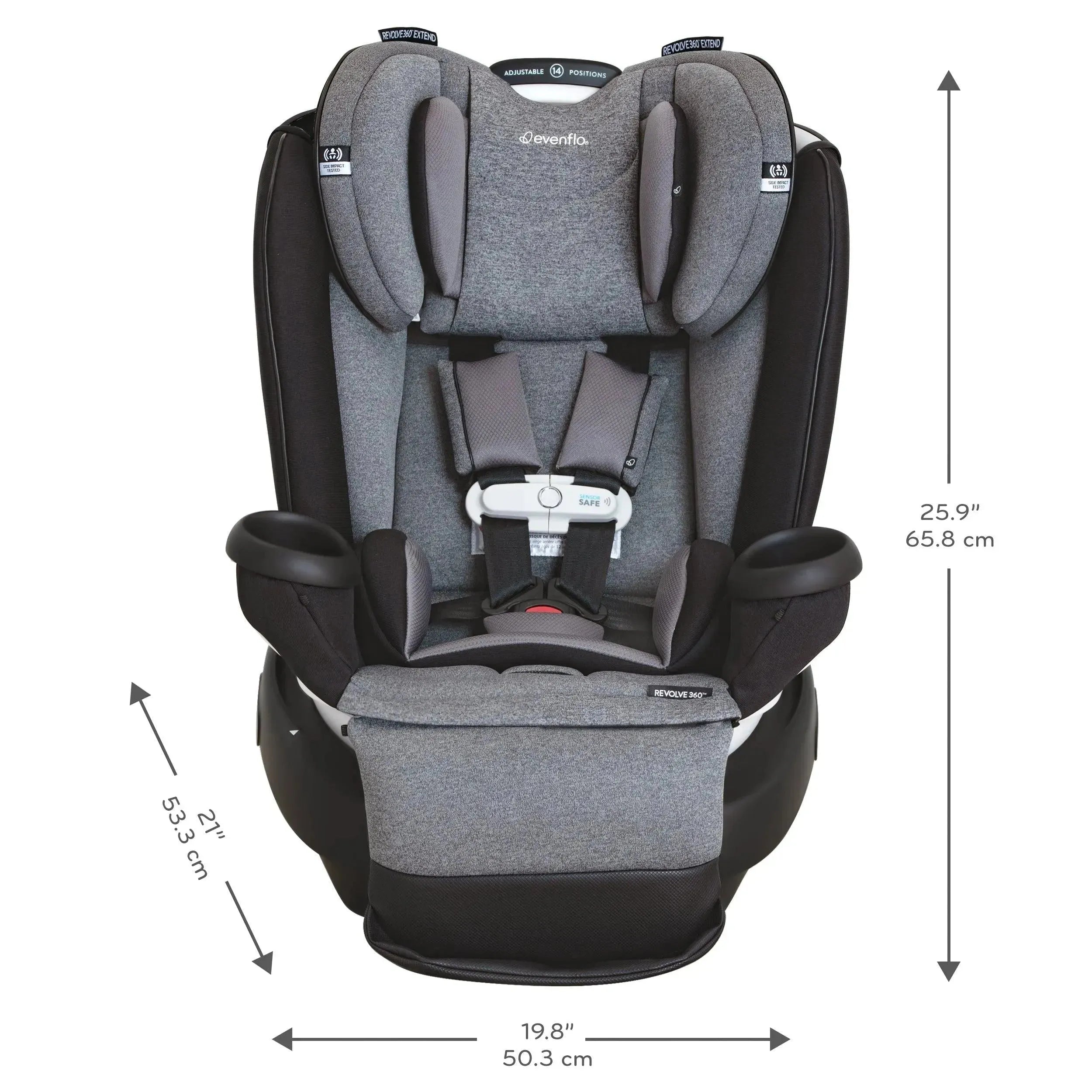 Revolve360 Extend All-in-One Rotational Car Seat with SensorSafe - MacroBaby