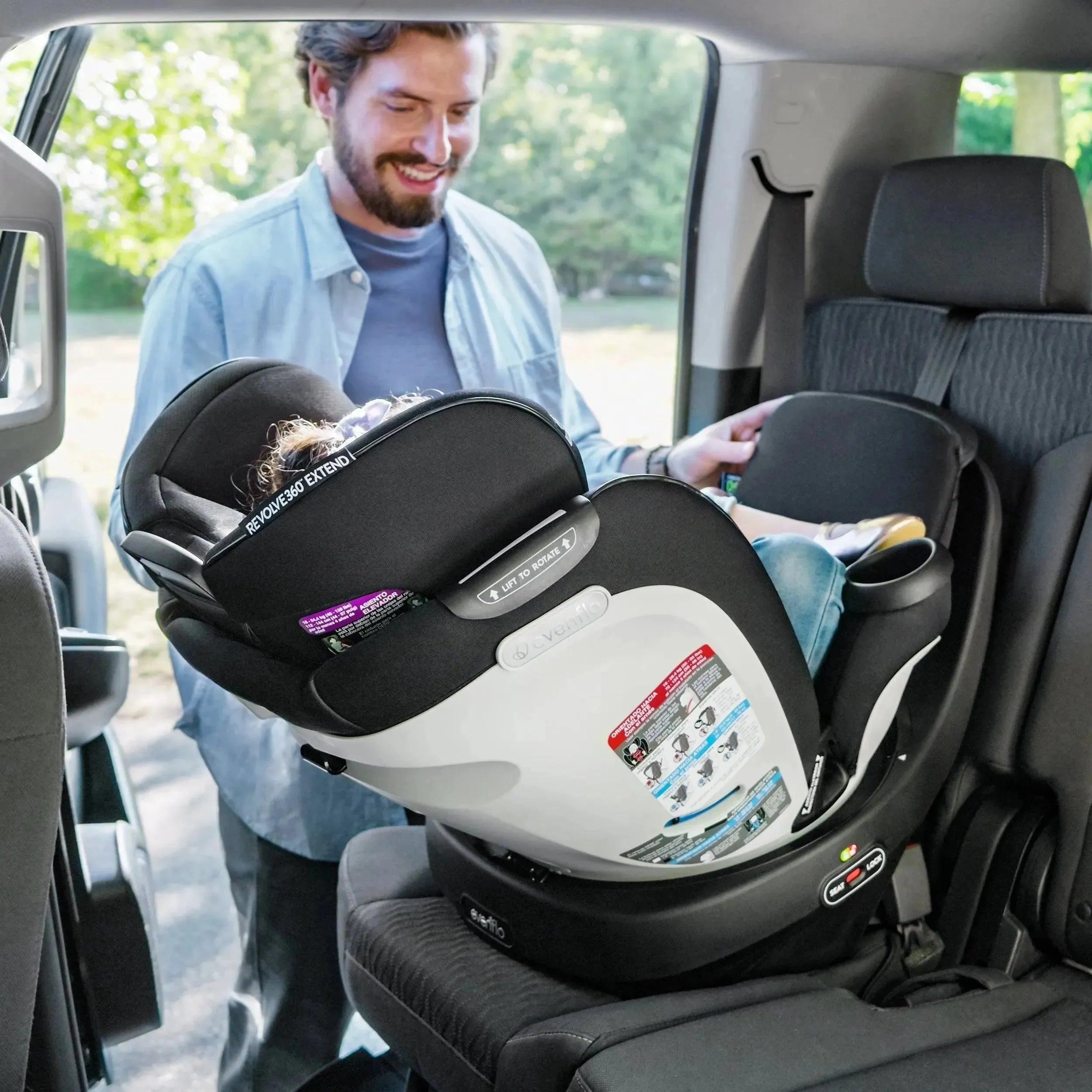 Revolve360 Extend All-in-One Rotational Car Seat with SensorSafe - MacroBaby
