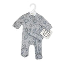 Rose Textiles - 100% Organic Heather Hot Air Balloon Sleeper + Hat, Grey  Image 3