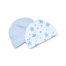Rose Textiles - 2Pk Baby Boy Heather Blue Hat Image 1