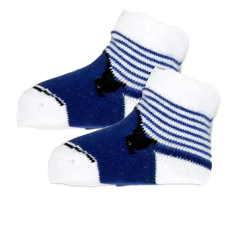 Rose Textiles - 3 Pairs Crew Sock, Boys Slip-On Shoes Image 3