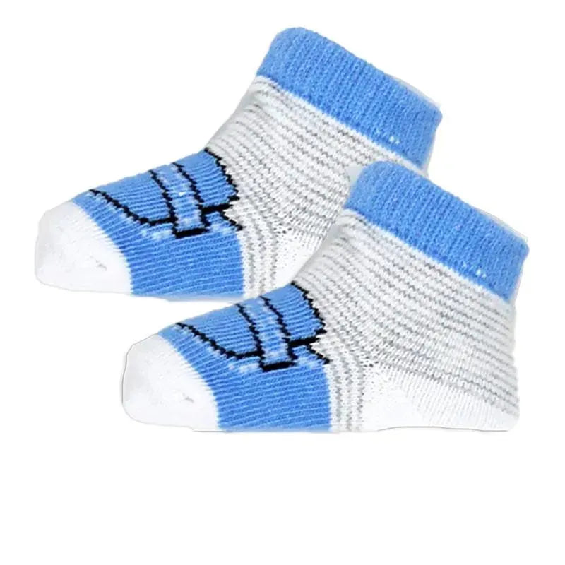 Rose Textiles - 3 Pairs Crew Sock, Boys Slip-On Shoes Image 5