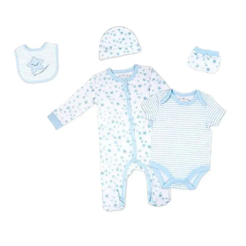 Rose Textiles - 5Pk Baby Boy Star Mesh Bag Set Image 1