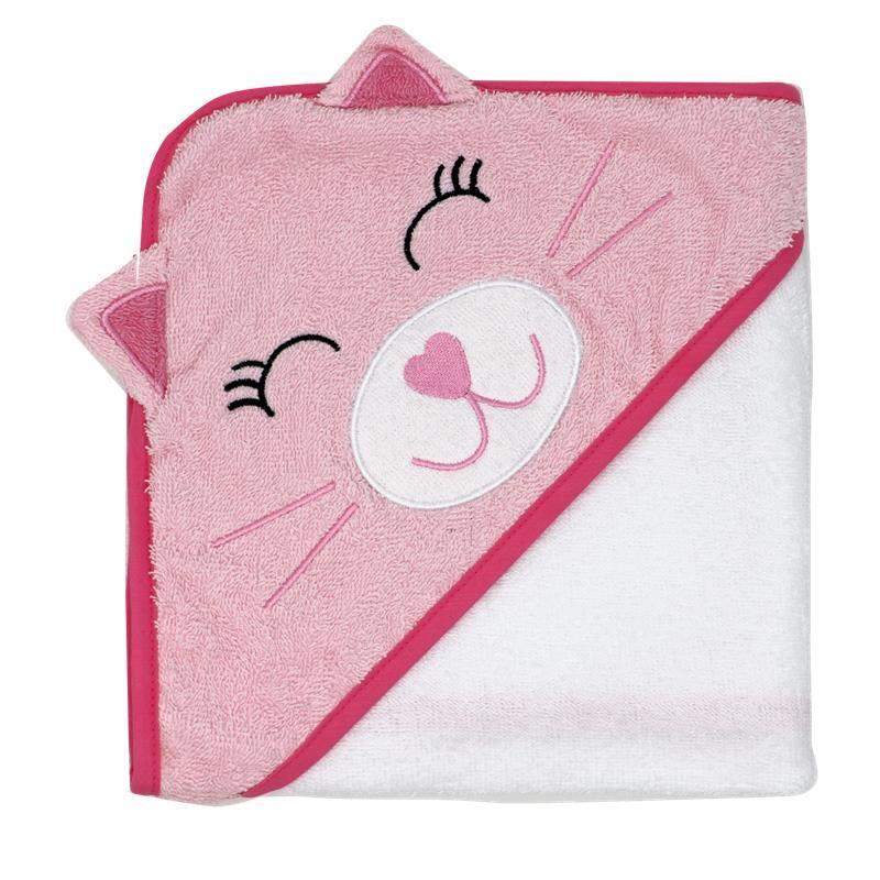 Rose Textiles - Animal Hooded Towel, Cat Image 1