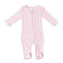 Rose Textiles - Baby Girl Heather Sleeper, Heart Image 1