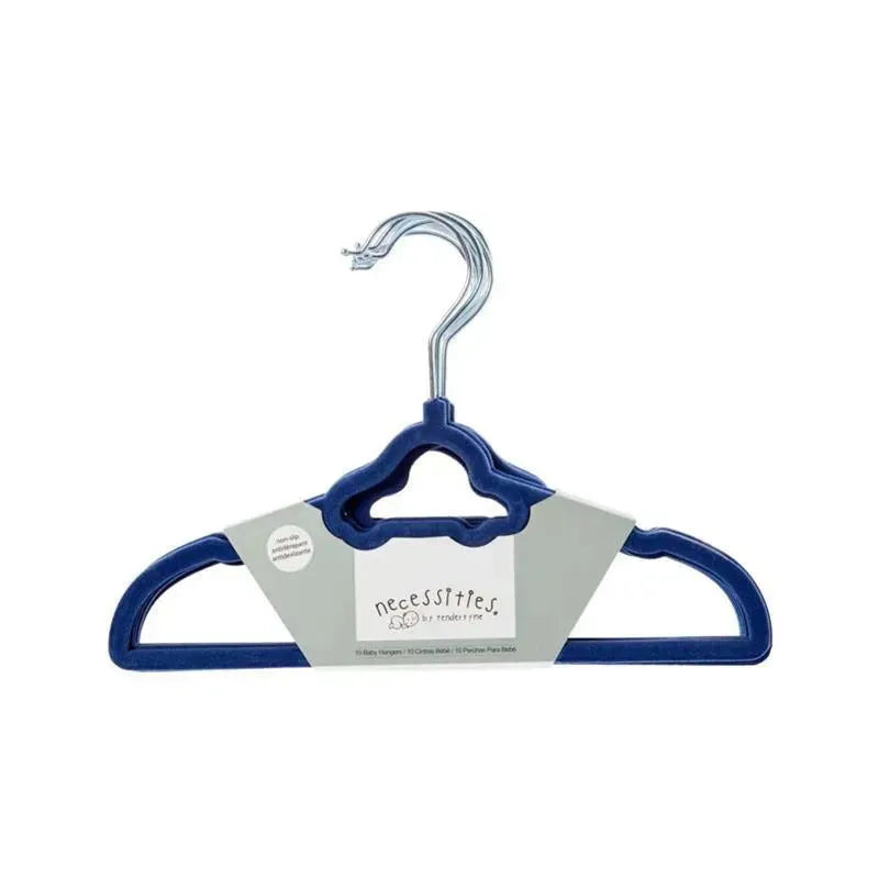 Rose Textiles Baby Velvet Hangers - Blue Car 10 units Image 1
