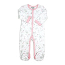 Rose Textiles - Balloon Elephant Interlock Coverall, Pink  Image 1