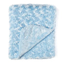 Rose Textiles - Curly Plush Blanket, Blue Image 2
