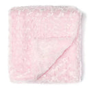 Rose Textiles - Curly Plush Blanket, Pink Image 2