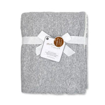 Rose Textiles - Grey Heather Sherpa Blanket Image 1