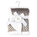 Rose Textiles - Popcorn Sherpa Blanket, Grey Image 1