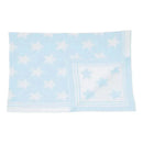 Rose Textiles - Star Knit Blanket, Blue Image 1