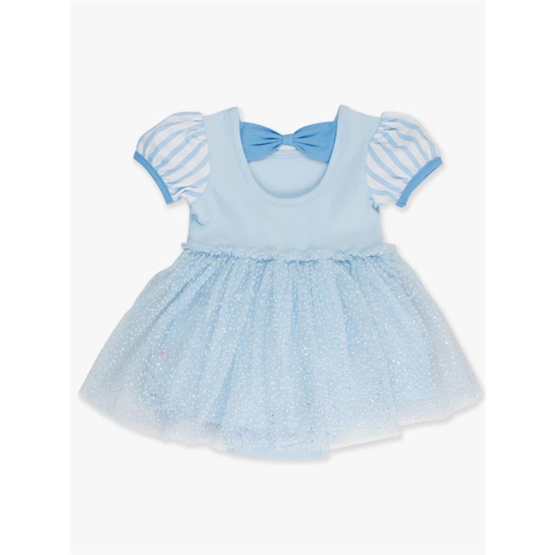 Rufflebutts - Baby Girls Princess Bow Twirl Short Sleeve Romper Image 4