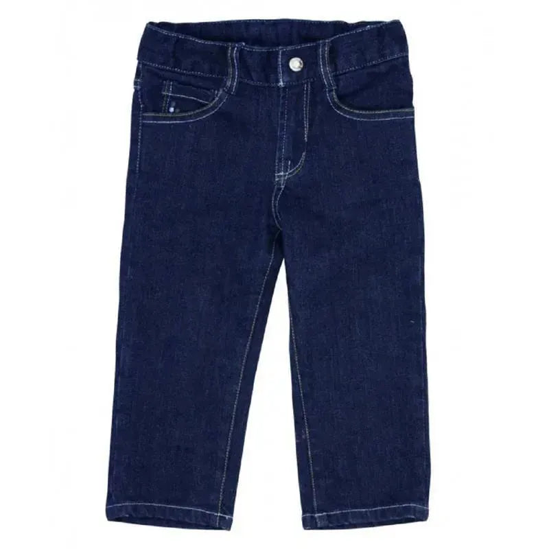 RuffleButts Everyday Dark Blue Slim Jeans.
