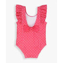 Rufflebutts - Hot Pink Heart Waterfall One Piece, Pink Image 2