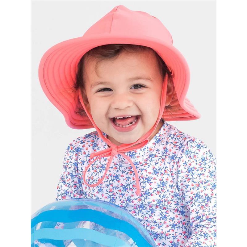 Rufflebutts - Kids Swim Hat, Bubblegum Pink Image 1