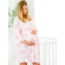 Rufflebutts - Women's Maternity Robe Os Bubblegum Pink Image 1