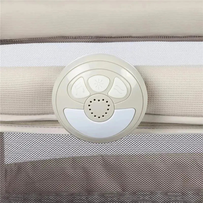 Safety 1st - Rest-and-Romp 2-in-1 Bassinet & Play Yard with Soothing Sounds, Dunes Edge Image 5
