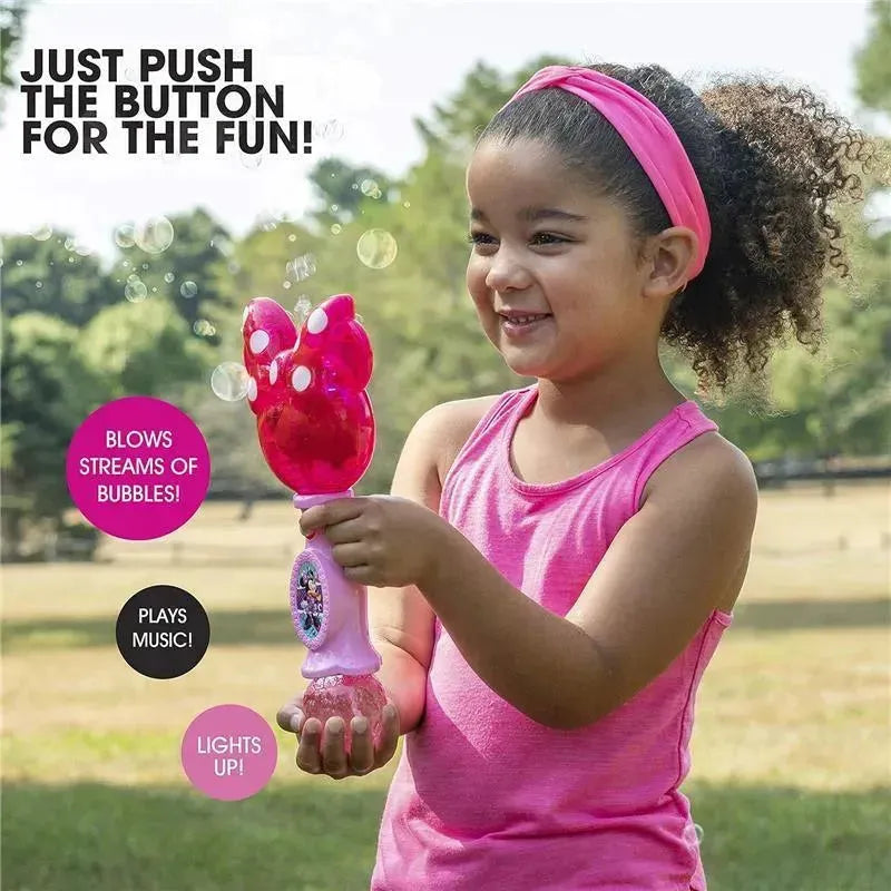 Sandy Ruben - Little Kids Disney Minnie Mouse Lights and Sound Musical Bubble Wand Image 5