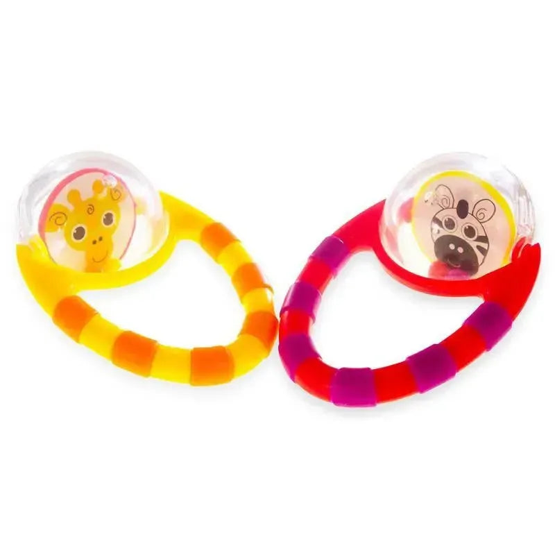 Sassy Flip & Grip Rattle, 2-Pack Image 1