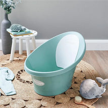 Shnuggle - Newborn Baby Bath With Plug, Eucalyptus Image 2