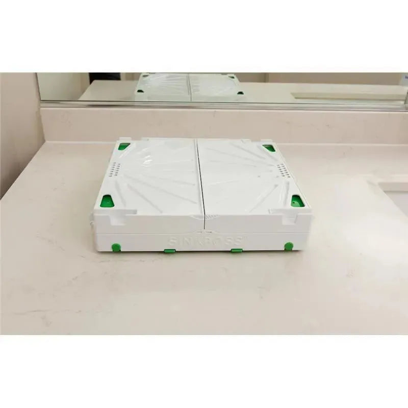 SinkBoss Portable Drying Rack, GreenWhite Image 6