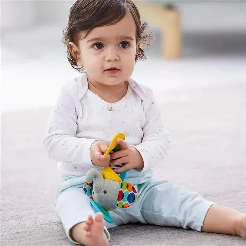 Skip Hop - Bandana Buddies Chime & Teether Stroller Toy, Elephant. Image 3