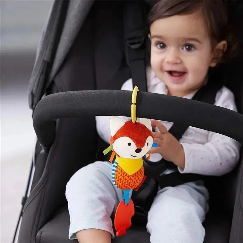 Skip Hop - Bandana Buddies Chime & Teether Stroller Toy, Fox Image 2