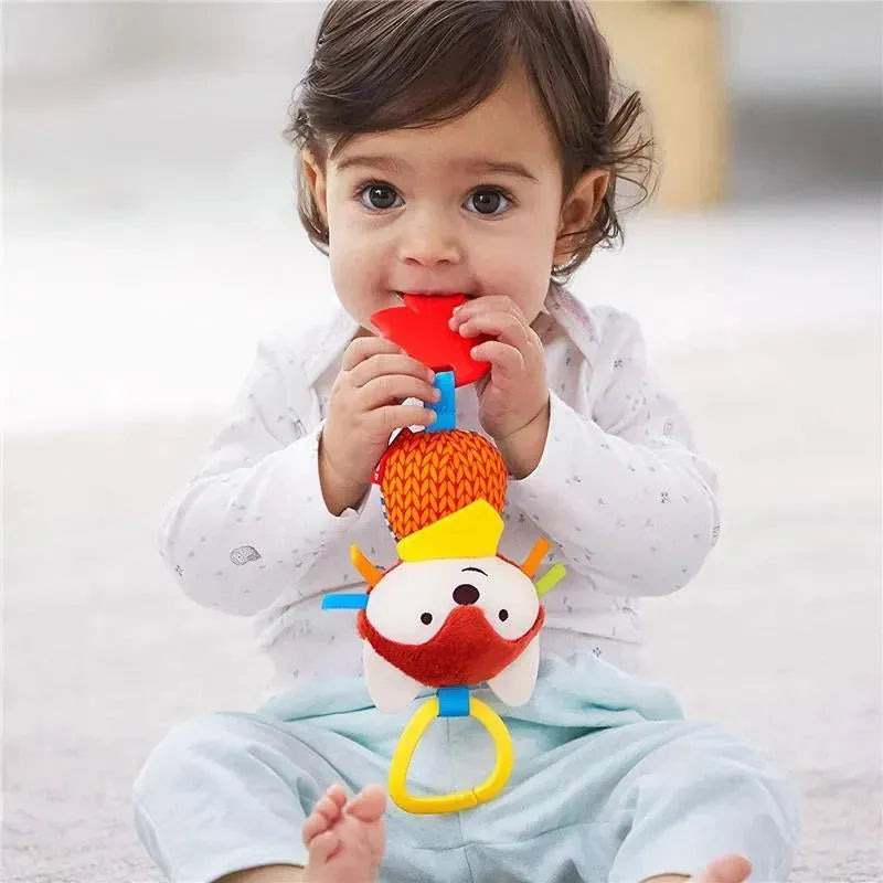 Skip Hop - Bandana Buddies Chime & Teether Stroller Toy, Fox Image 3