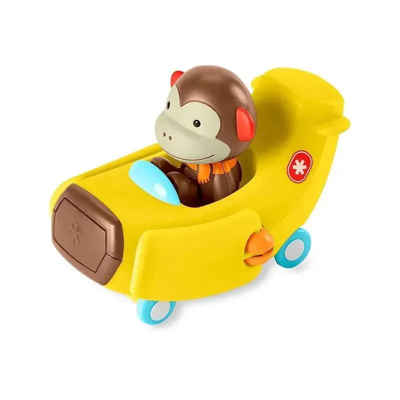 Skip Hop - Car Plane Toy with Monkey Figurine, Zoo Crew Image 2