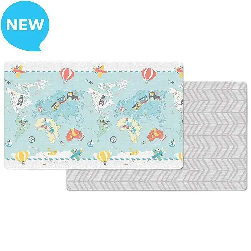 Skip Hop Doubleplay Reversible Playmat Little Travelers, Multicolor Image 1