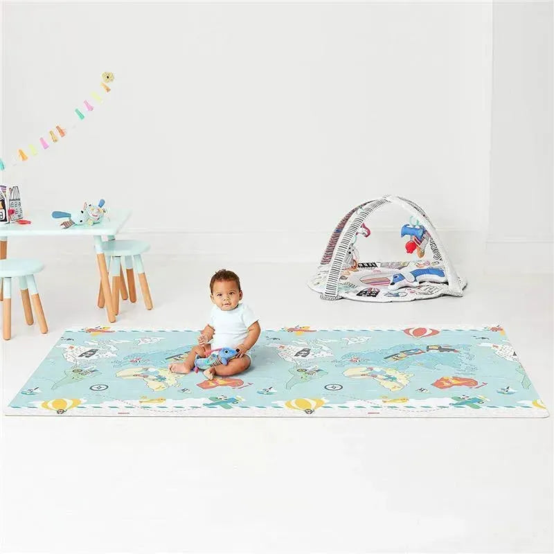 Skip Hop Doubleplay Reversible Playmat Little Travelers, Multicolor Image 2