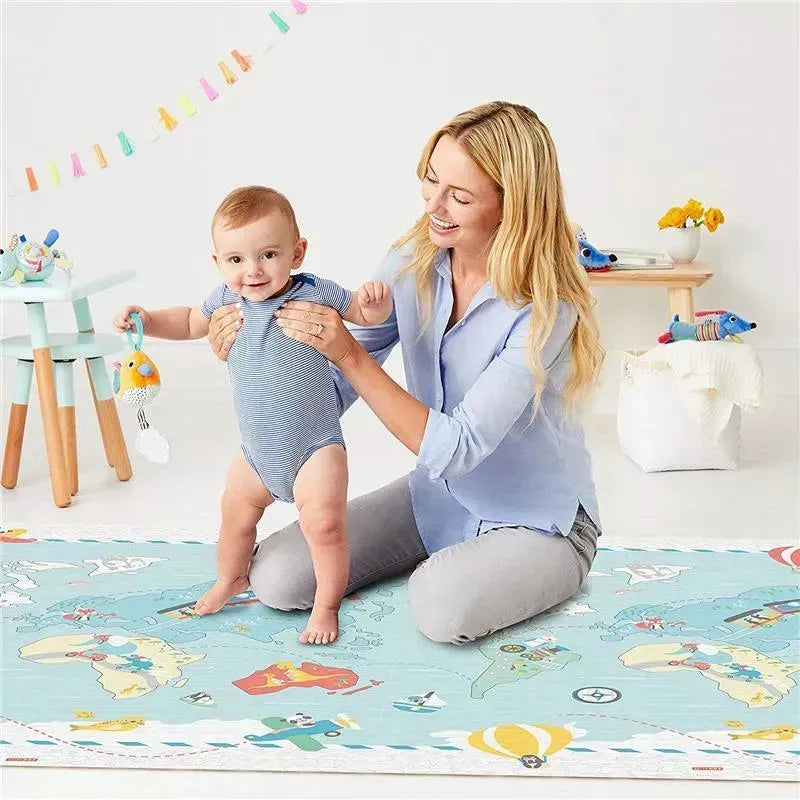 Skip Hop Doubleplay Reversible Playmat Little Travelers, Multicolor Image 3