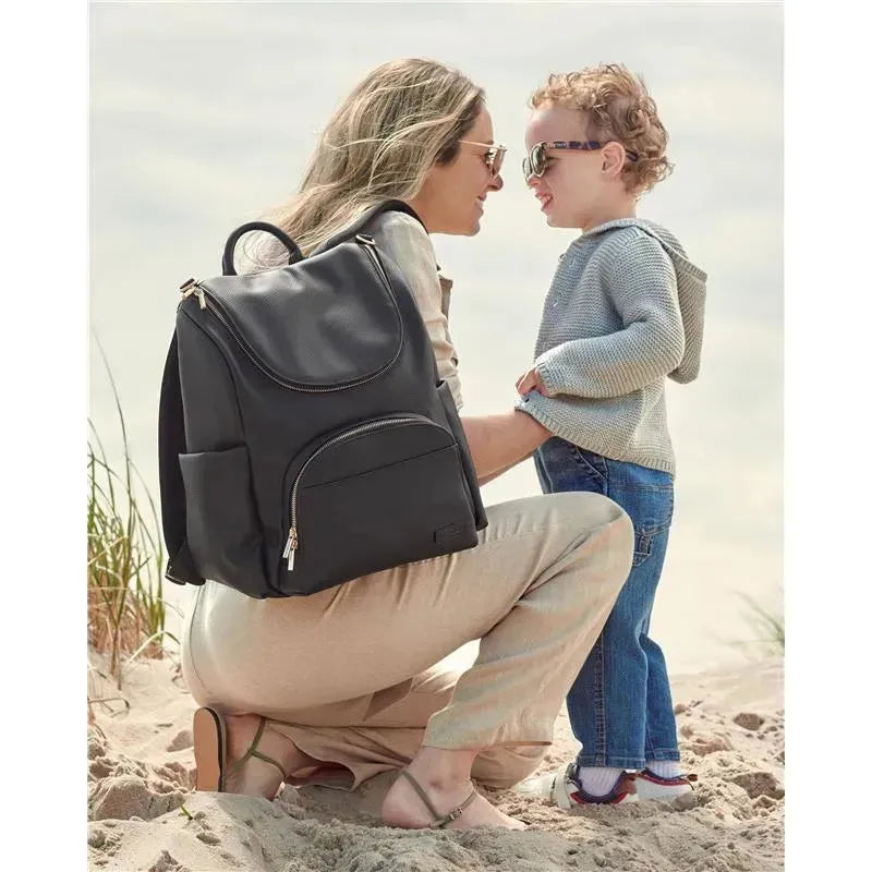 Skip Hop - Evermore 6-In-1 Diaper Backpack Set, Black Image 5