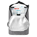 Skip Hop - Grab & Go Double Bottle Bag, Black/White Stripe Image 3