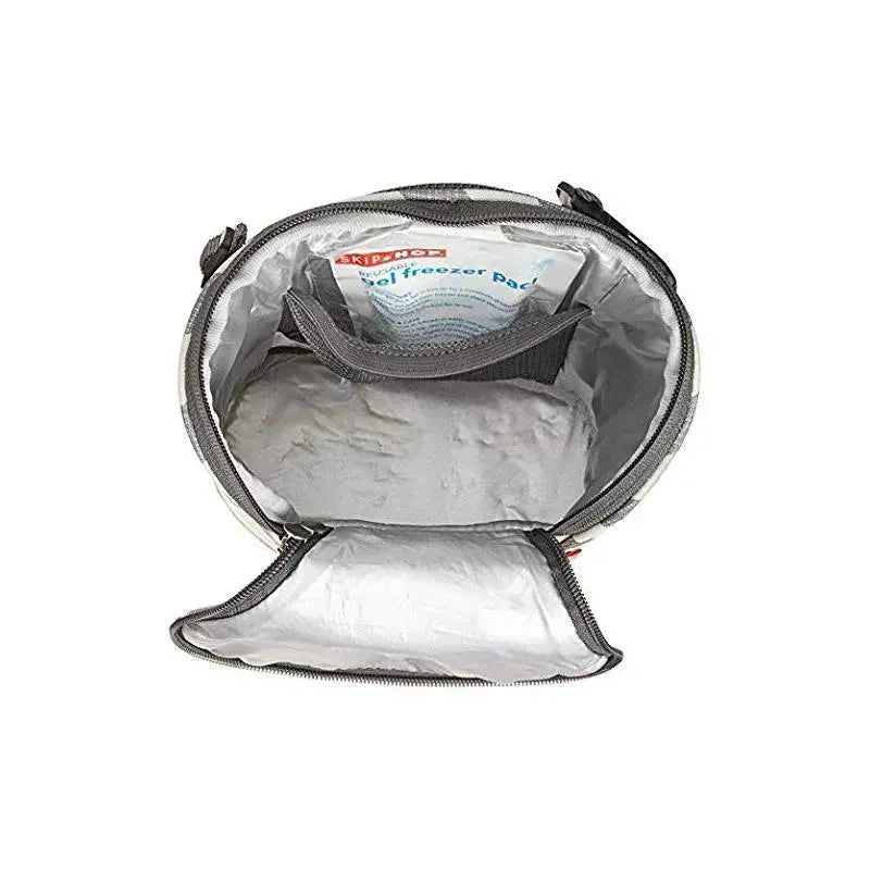 Skip Hop - Grab & Go Double Bottle Bag, Black/White Stripe Image 4
