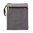Skip Hop - Grab & Go Wet/Dry Bag, Black & White Stripe Image 5