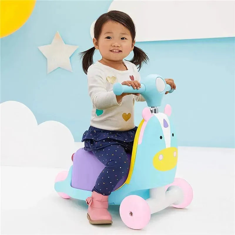 Skip Hop Zoo 3 en 1 Ride On Juguete Unicornio
