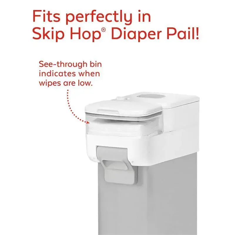 Skip Hop - Nursery Style Wipes Holder, White Image 3