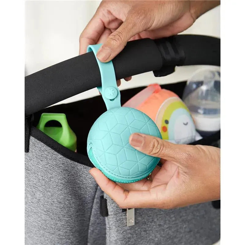 Skip Hop - Silicone Pacifier Holder, Teal Image 6