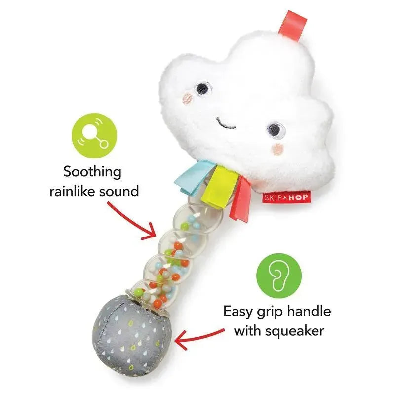 Skip Hop Silver Lining Cloud Rainstick Rattle Image 3