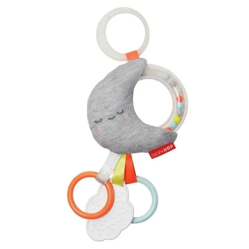 Skip Hop - Silver Lining Cloud Rattle Moon Stroller Toy Image 1