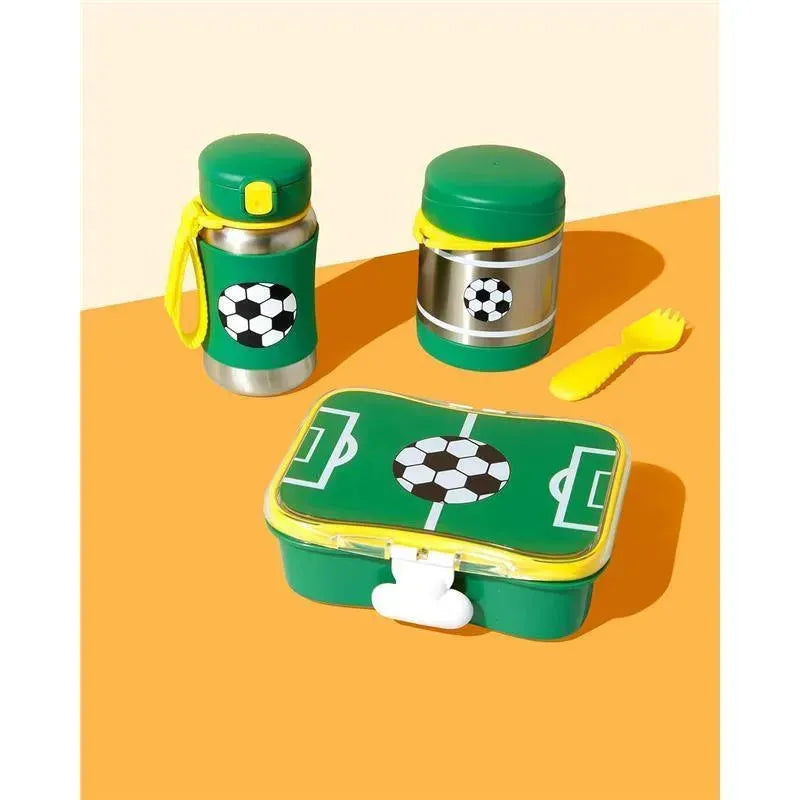 Skip Hop - Sparks Stainless Steel Straw Bottle, Soccer Image 4