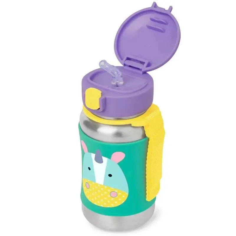 Skip Hop Zoo Insulated Straw Bottle, Unicorn | Skip Hop Thermos Image 2