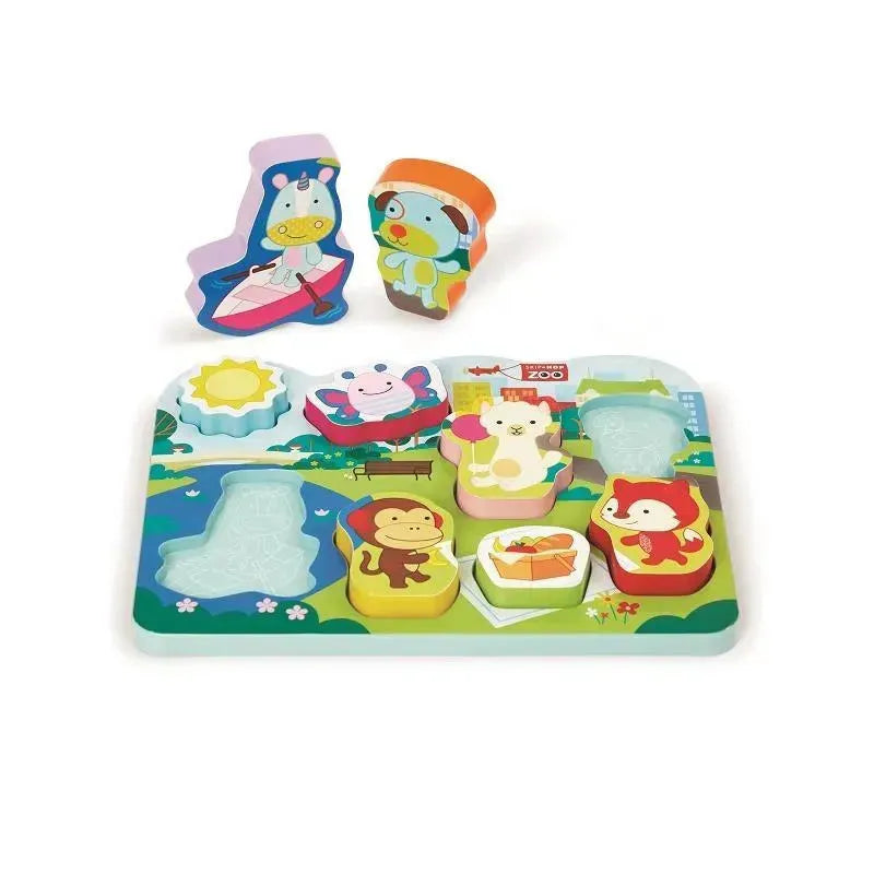 Skip Hop Zoo Park Friends 9Pc Kids Puzzle Image 1