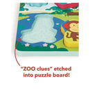Skip Hop - Baby's First Puzzle, Zoo Park - 8 puzzle pieces & puzzle board Image 5